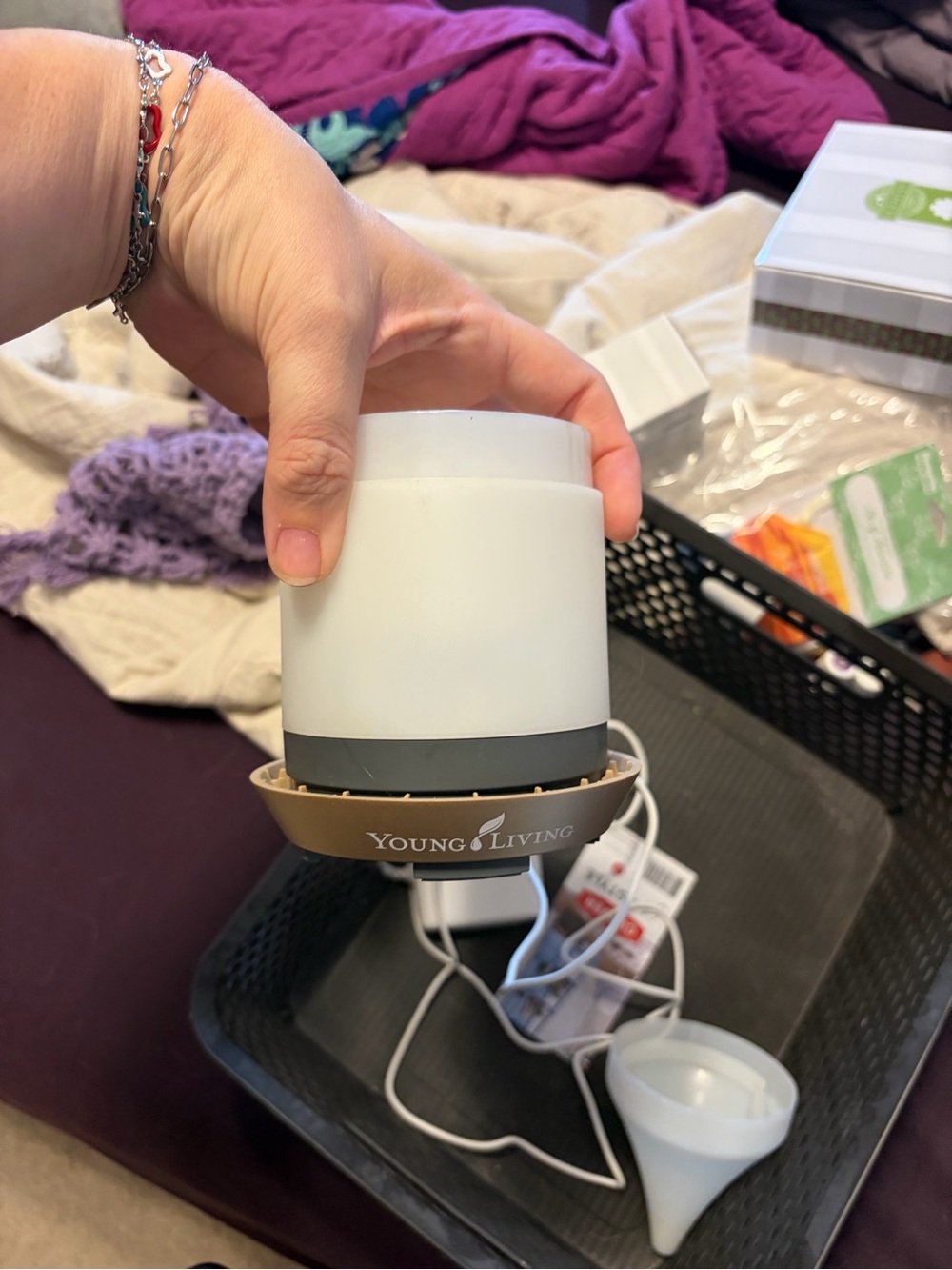 Young Living Diffuser and Oils - Picture 4 of 15